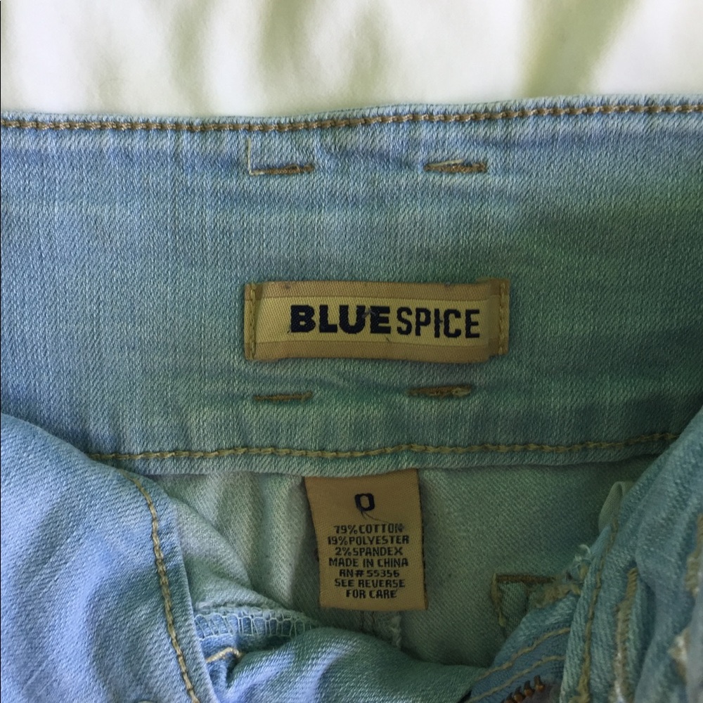 Blue Spice jean shorts